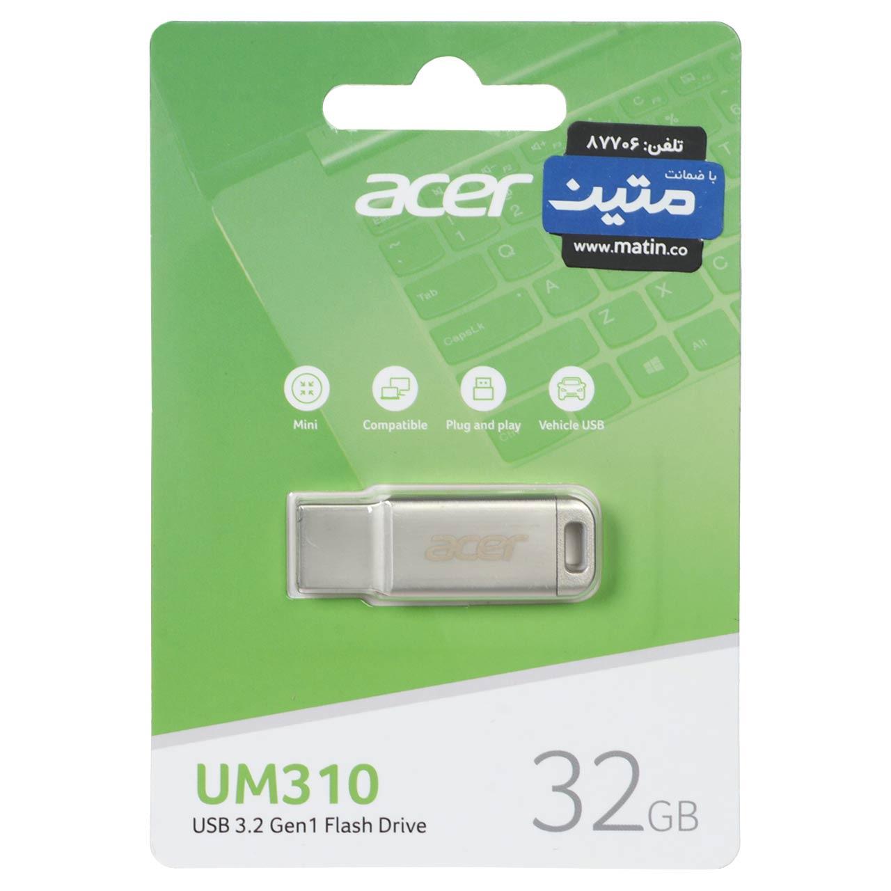 فلش 32GB USB3.2 Acer UM310 نقره ای