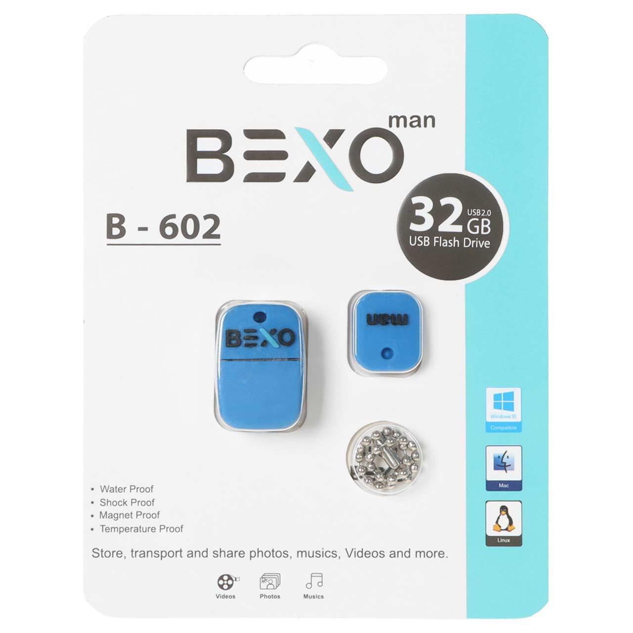 فلش 32GB USB2 BEXO B-602 آبی