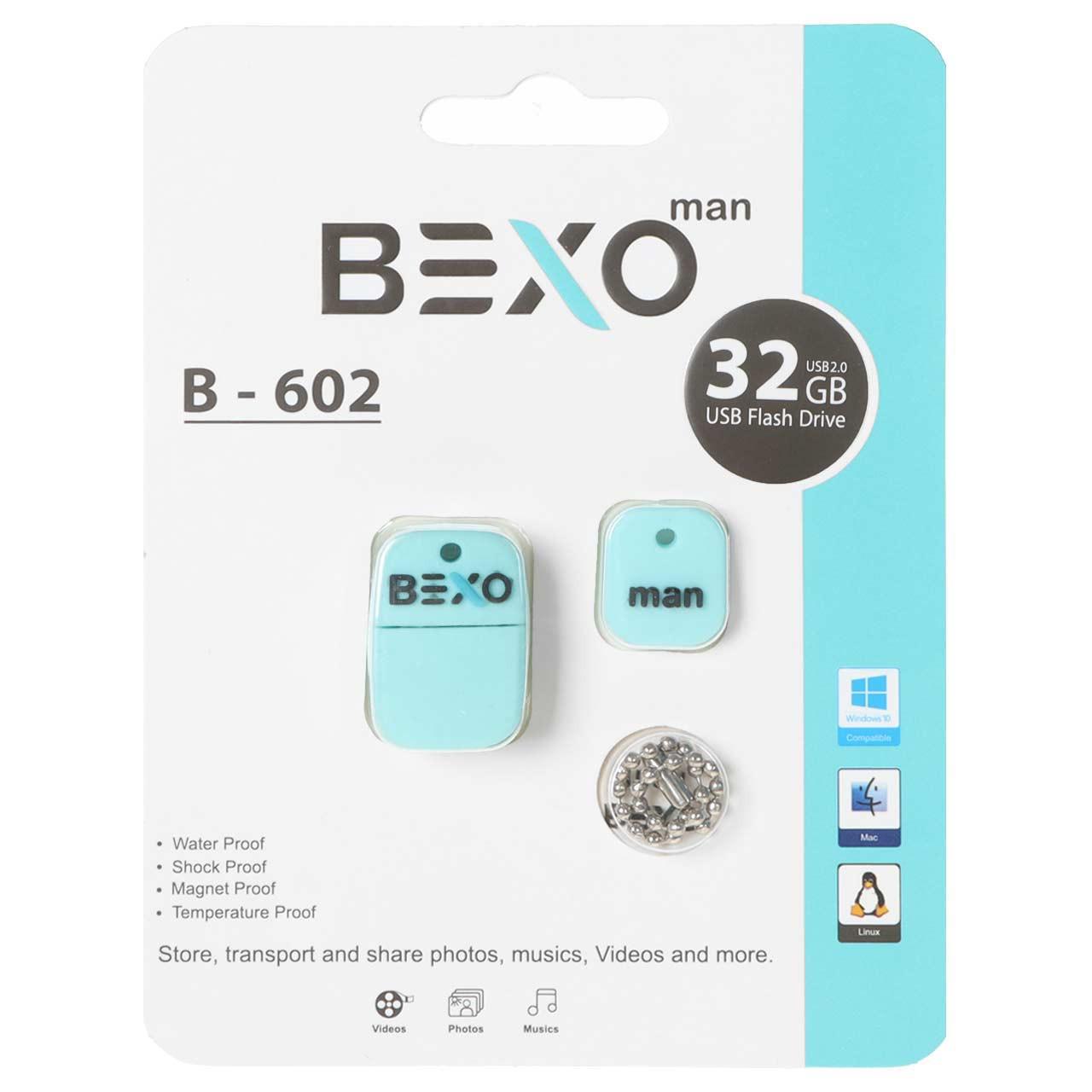 فلش 32GB USB2 BEXO B-602 آبی
