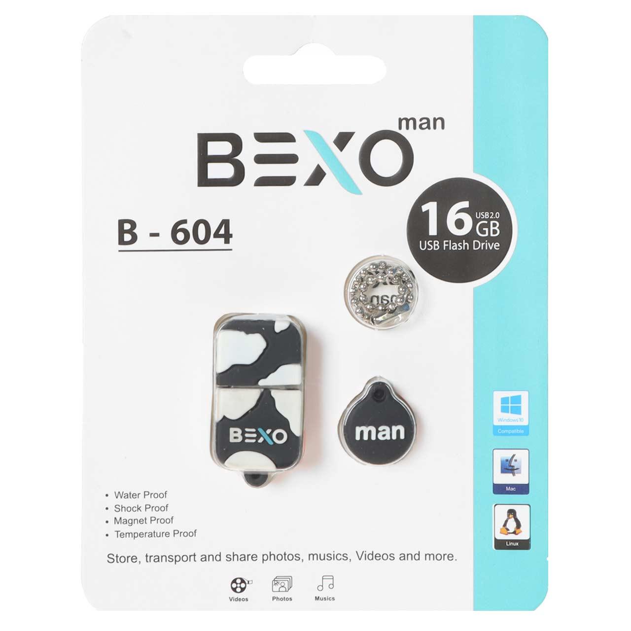 فلش 16GB USB2 BEXO B-604 مشکی