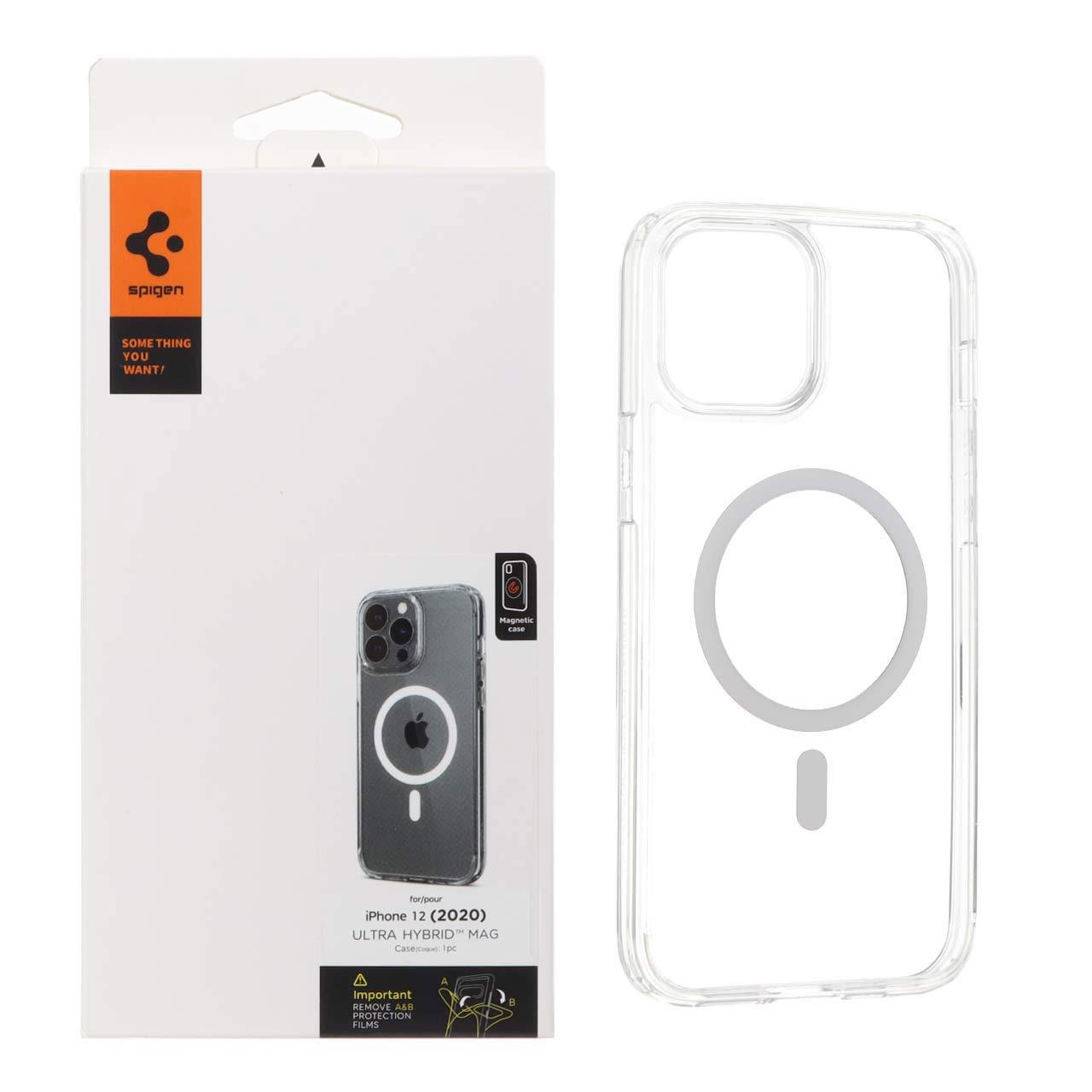 قابSpigen اورجینال دور ژله ای شفافMagSafe آیفون12