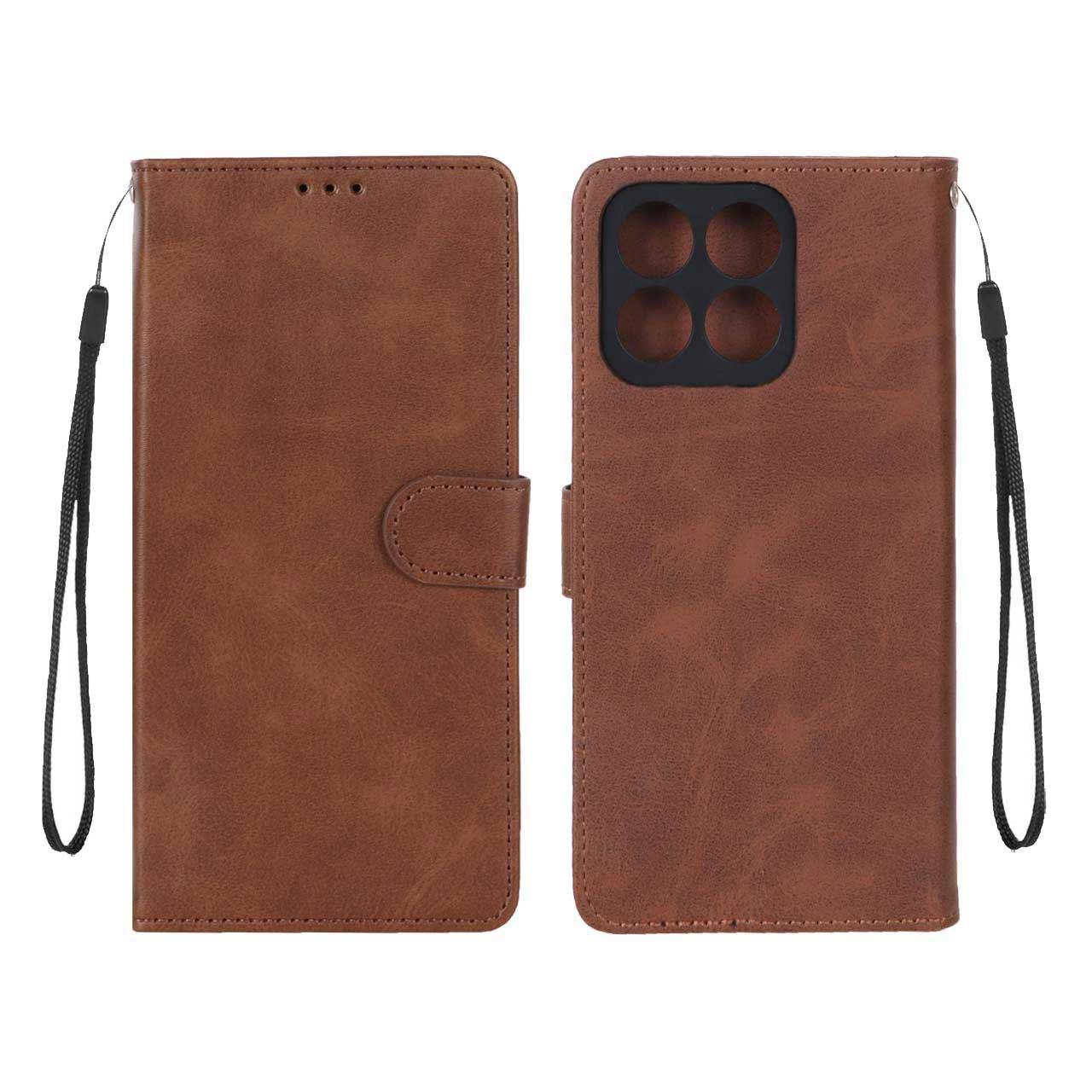 کیف موبایل مگنتی درجه یکMNC آنر X8b قهوه ای