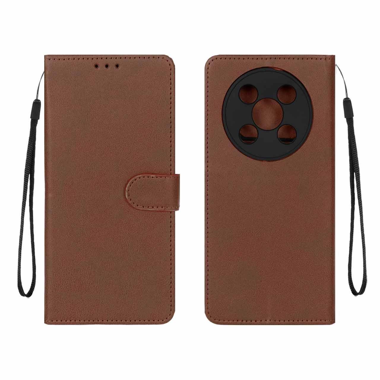 کیف موبایل مگنتی درجه یکMNC وکال V2 قهوه ای