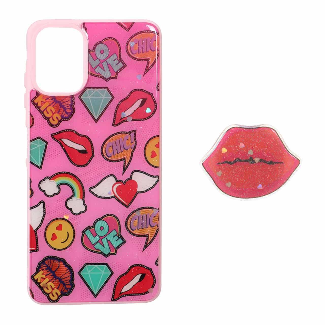 قاب رزینی اکلیلی با ست پاپ سوکت سامسونگA06