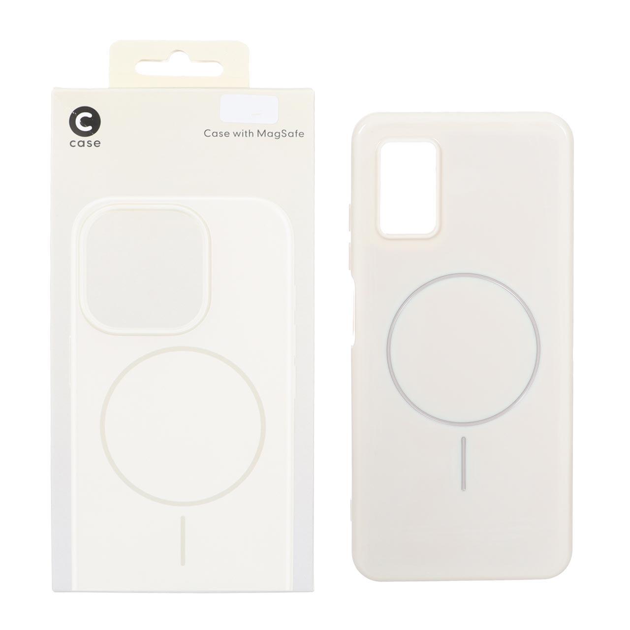 قاب CCase براقMagSafe داخل خز سامسونگA03s کرم