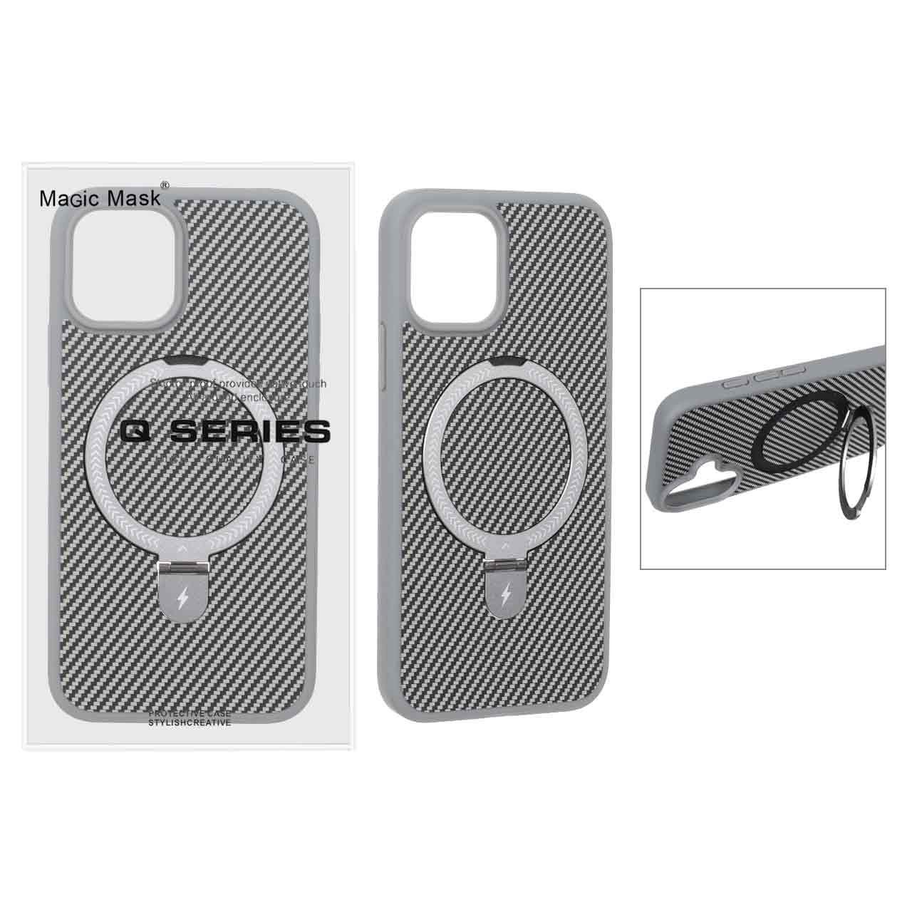 قاب اورجینالMagsafe لوپ استندشو آیفون11Pro خاکستری