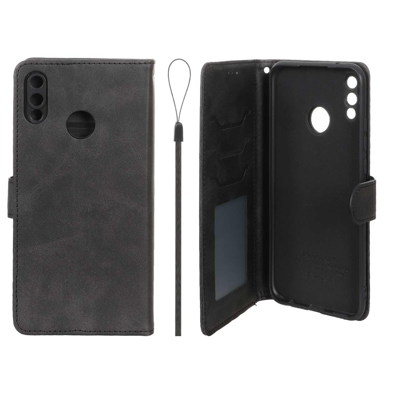 کیف موبایل مگنتی درجه یک داخل خز هواوی Y92019 مشکی