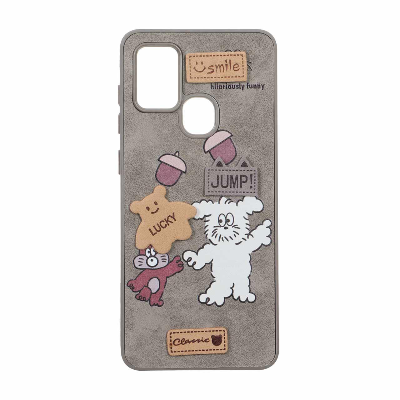 قاب طرح جیر عروسک نمدی برجسته سامسونگA21s