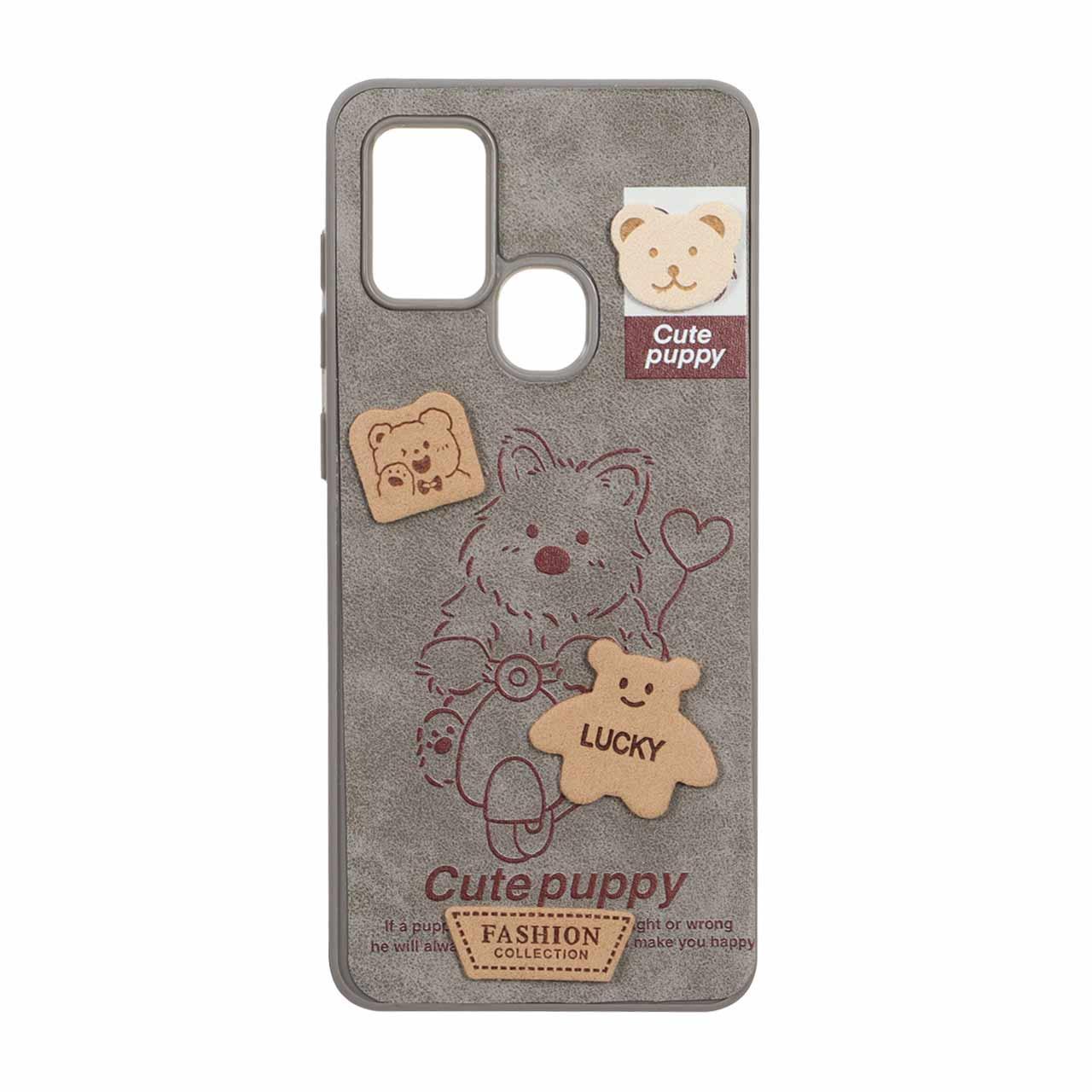 قاب طرح جیر عروسک نمدی برجسته سامسونگA21s