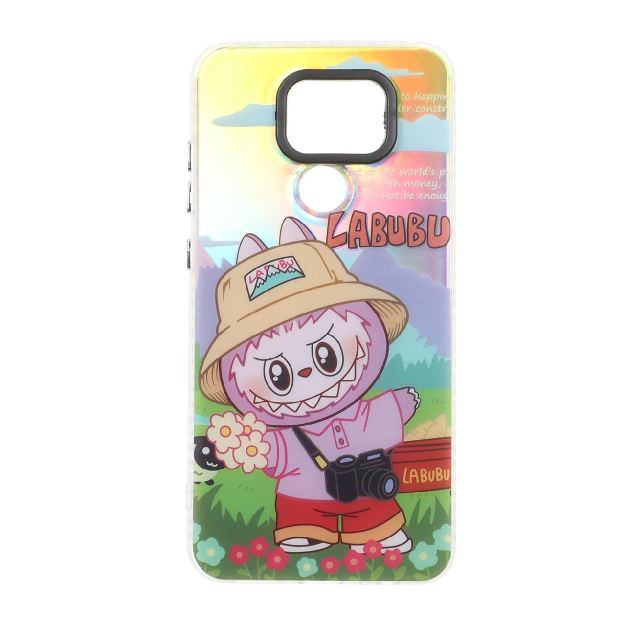 قاب Labubu هولوگرامی دور ژله ای مات شیائومیNote9