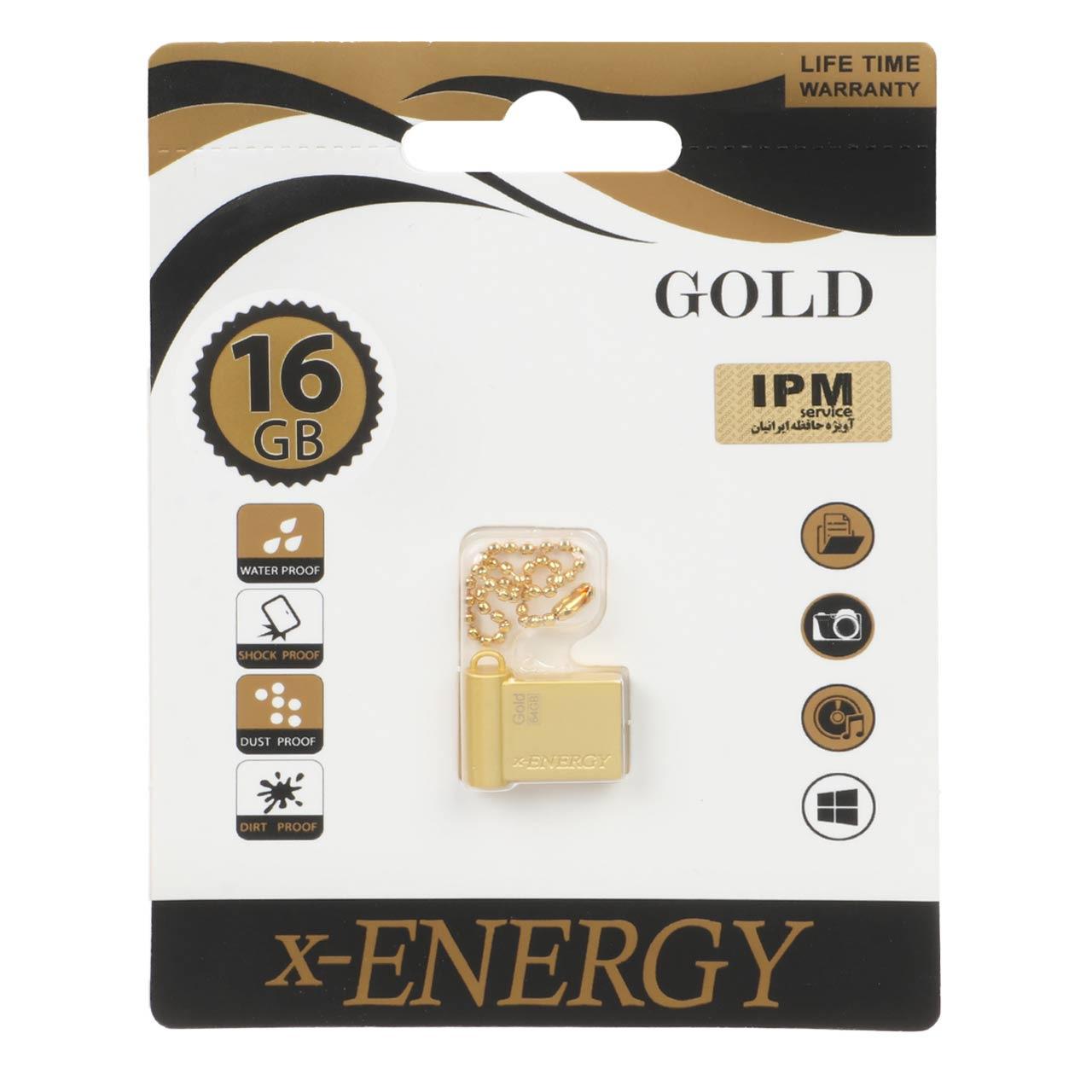 فلش 16GB USB2 X-ENERGY Gold