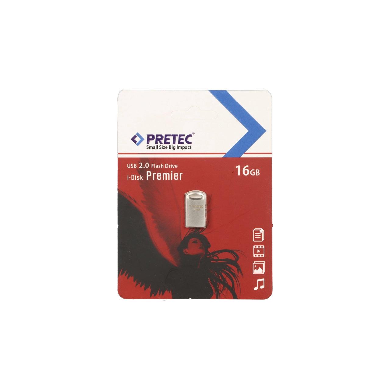 فلش 16GB USB2 Pretec Poco نقره ای