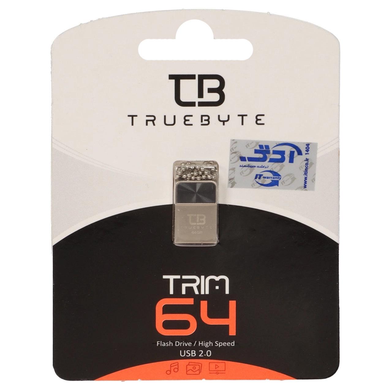 فلش 64GB USB2 TRUEBYTE TRIM مشکی