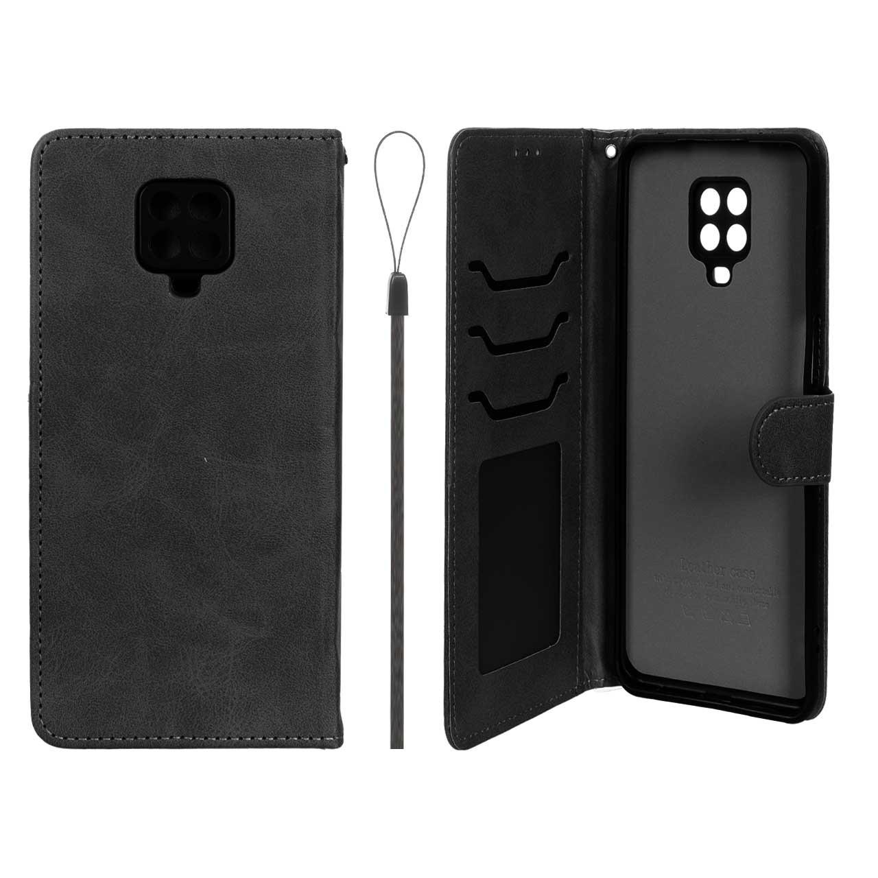کیف موبایل مگنتی داخل خز شیائومیNote9S مشکی