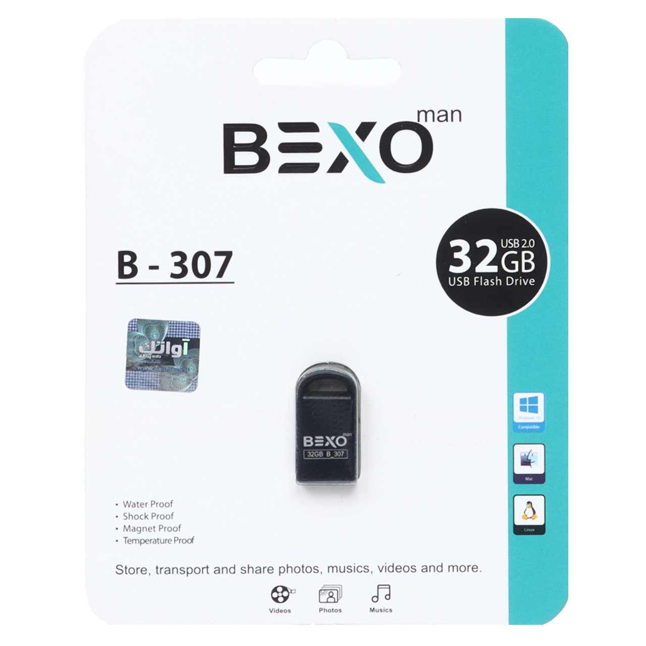 فلش 32GB USB2 BEXO B307 مشکی