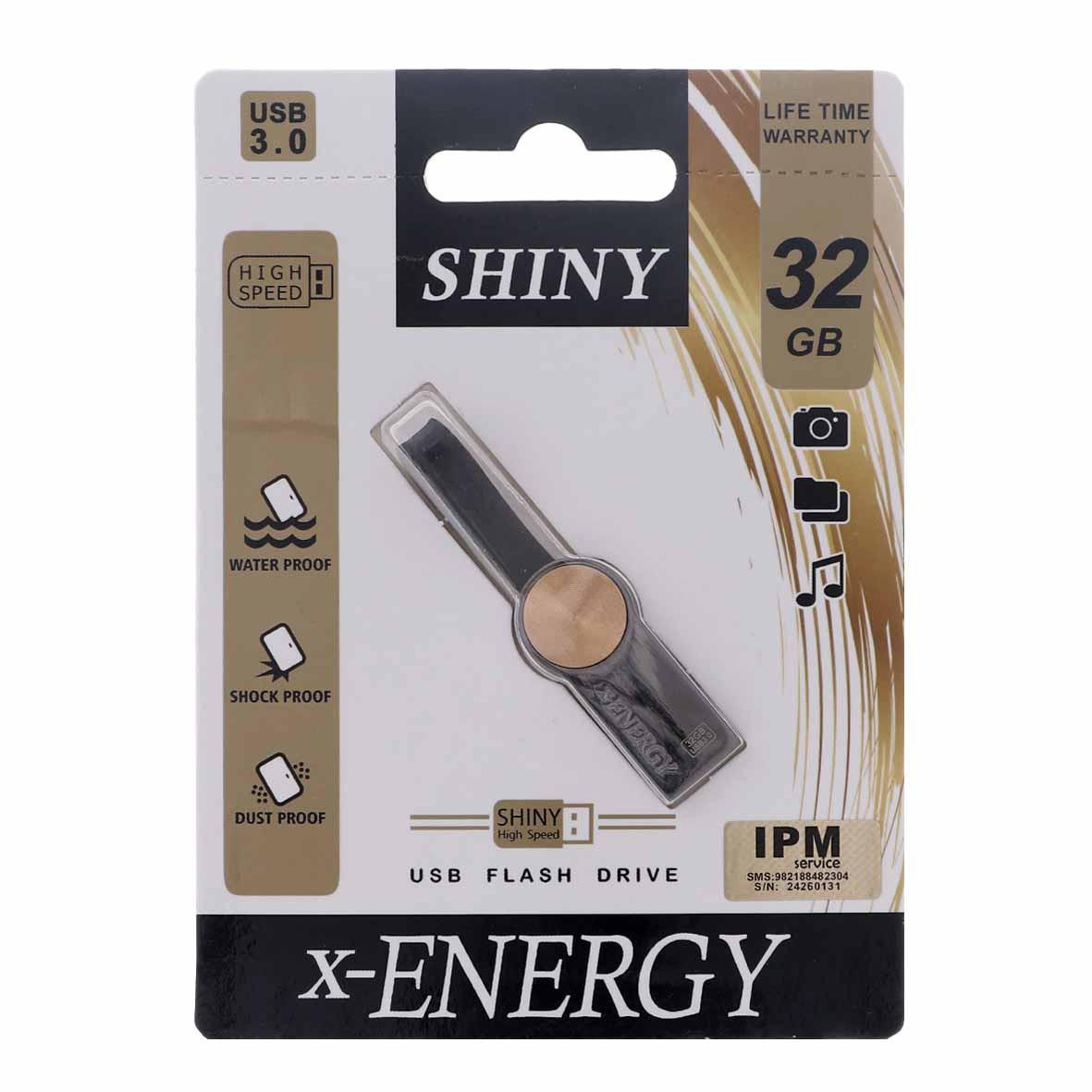 فلش 32GB USB3 XENERGY Shiny طلایی