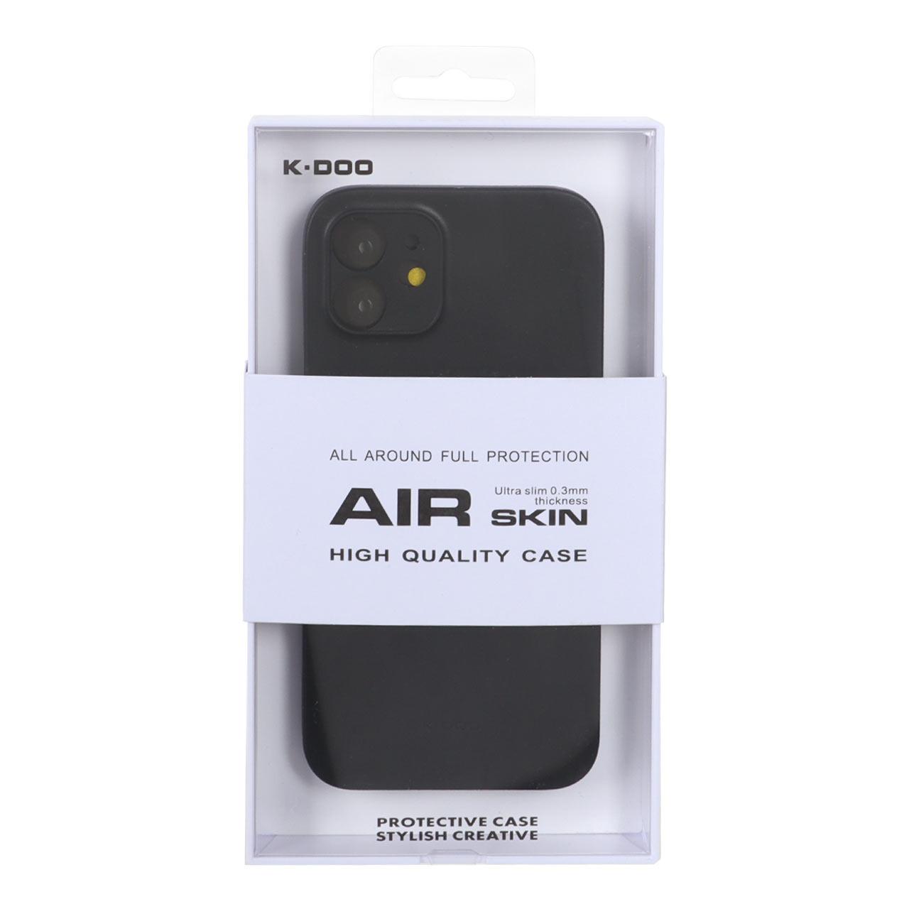 قاب KZDooAirSkin اورجینال آیفون12 مشکی