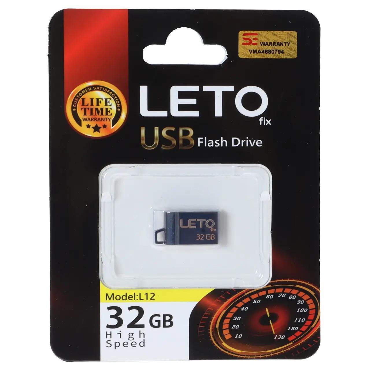 فلش 32GB USB2 Leto FixL12 مشکی