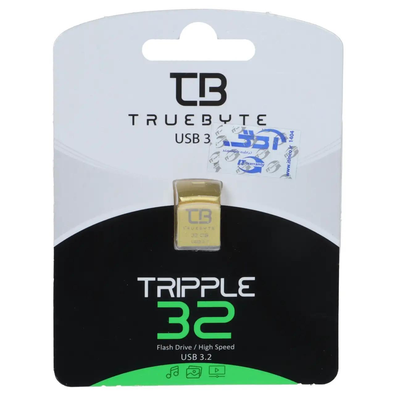 فلش 32GB USB3.2 TRUEBYTE طلایی
