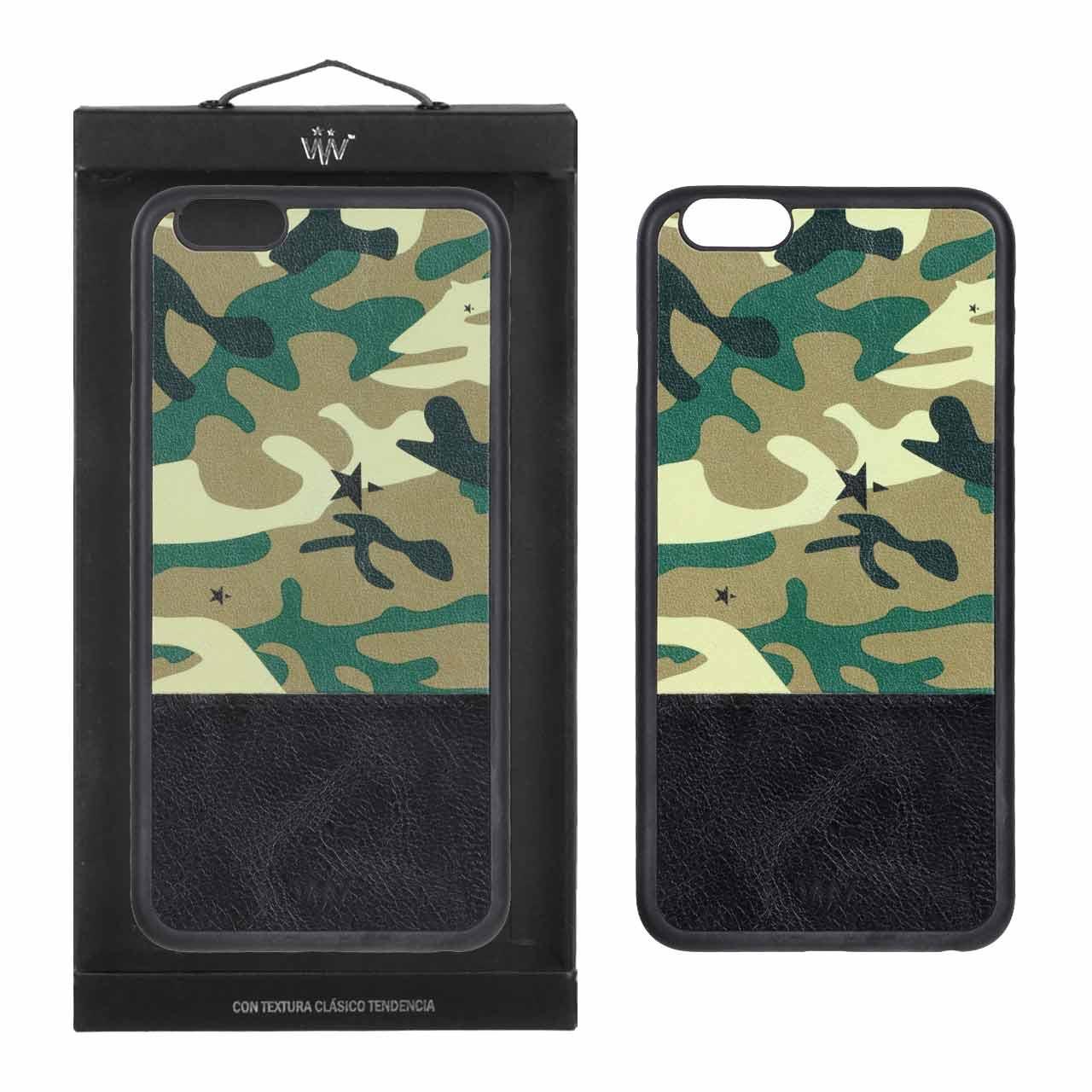 قاب VVV طرح چرم دو تکه آیفون 6Plus