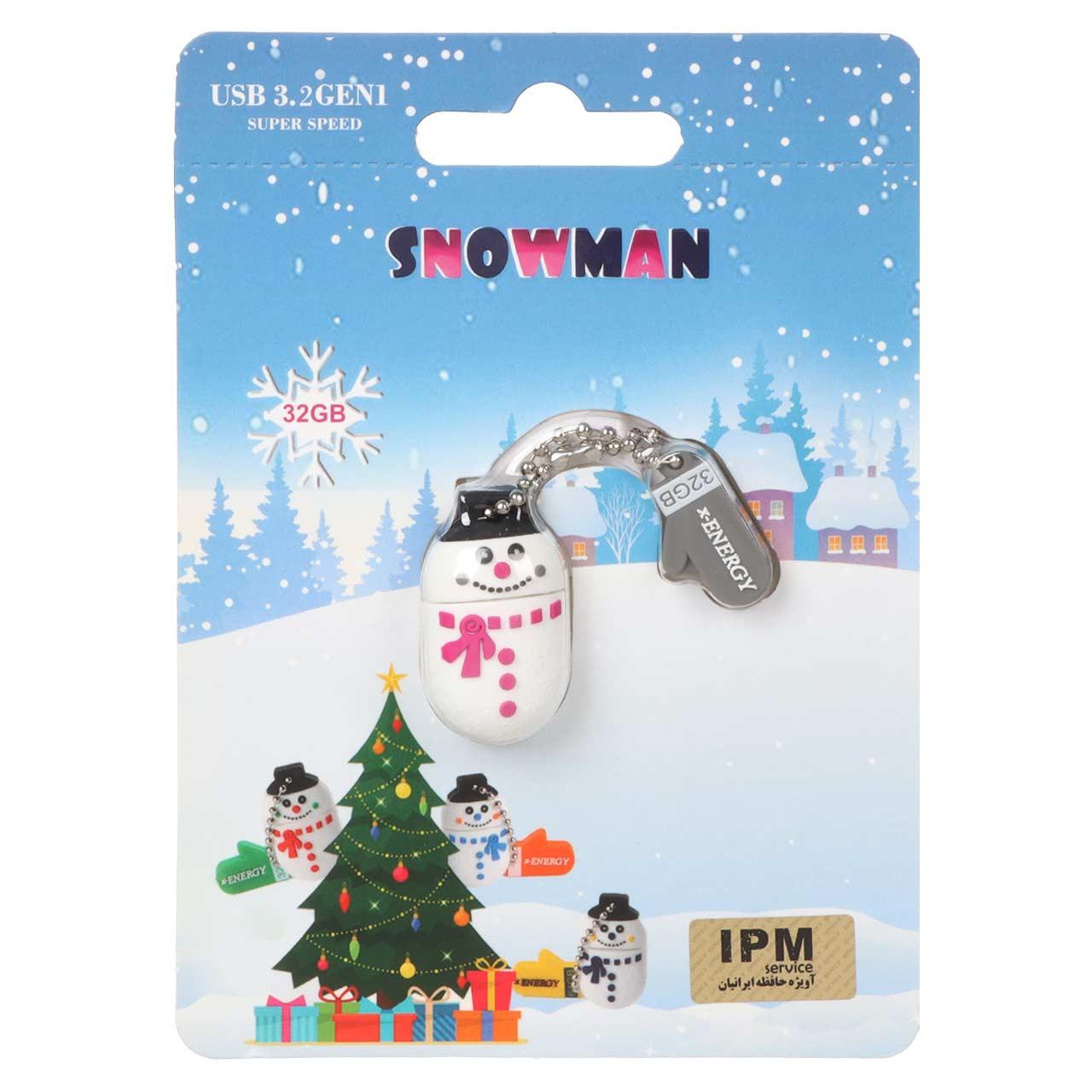 فلش 32GB USB3.2 XENERGY SNOWMAN
