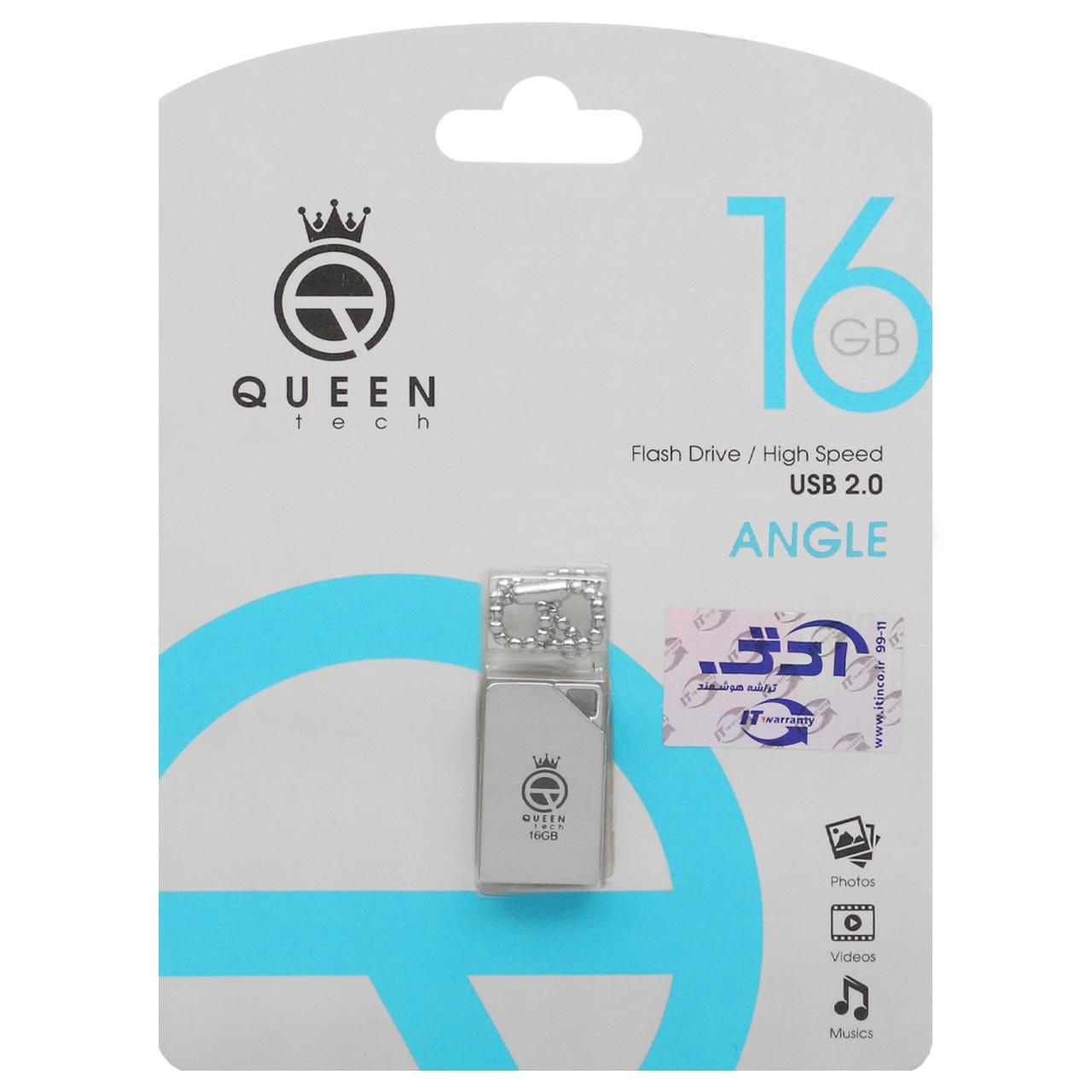 فلش 16GB USB2 Queen ANGLE