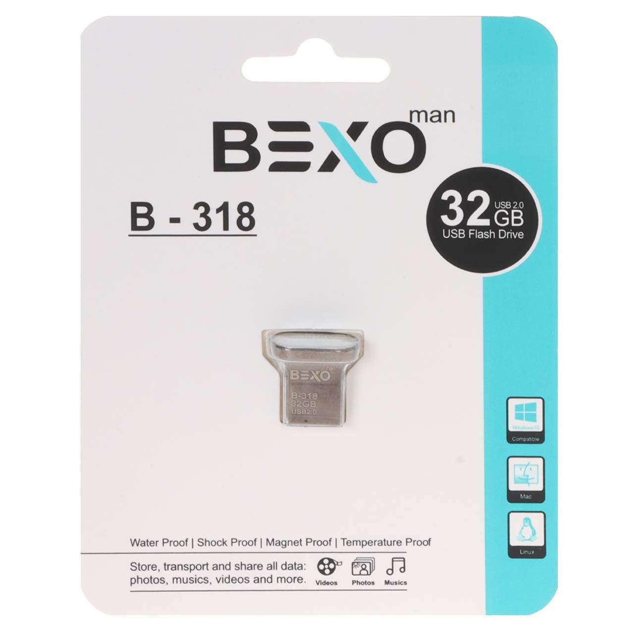 فلش 32GB USB2 BEXO B318 مشکی