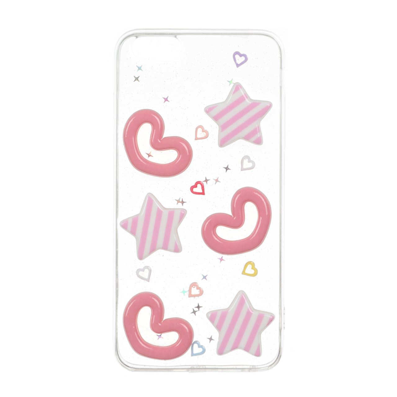 قاب LoveStar رزینی شفاف CHJ - آیفون 6Plus کد18