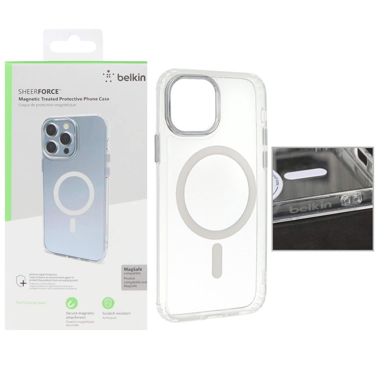 قاب belkin شفافMagsafe آیفون11Pro