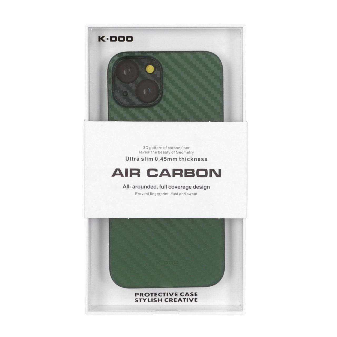 قاب KZDooAir Carbon اورجینال آیفون13 سبز