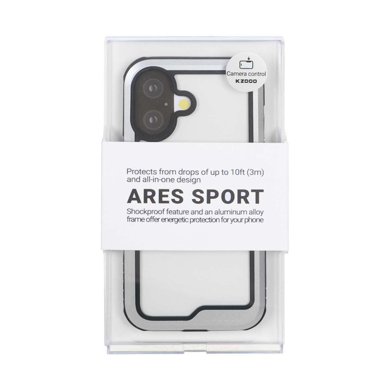 قاب Original KZDooAresSport آیفون16 نقره ای