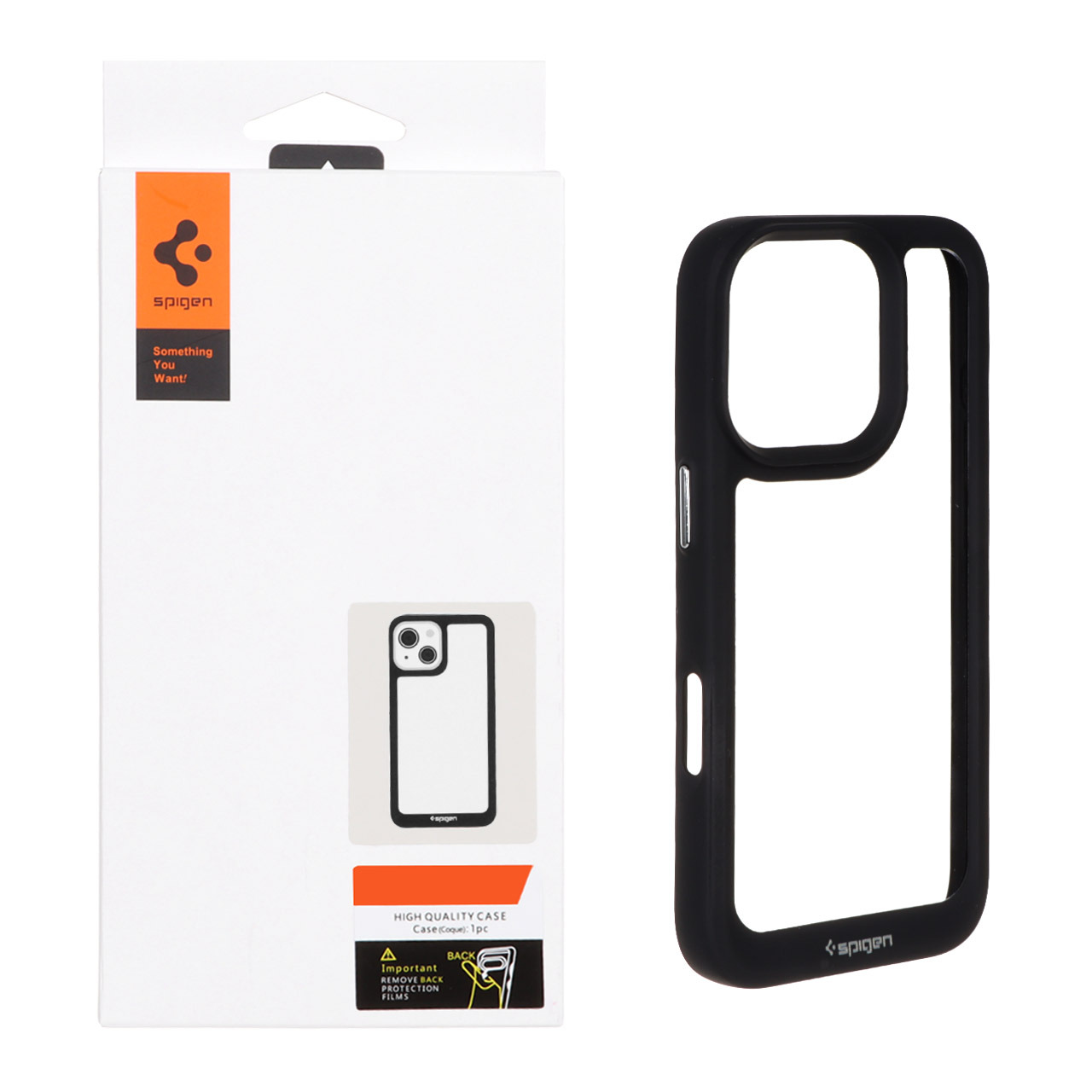 قاب اورجینال Spigen آیفون 16Pro مشکی