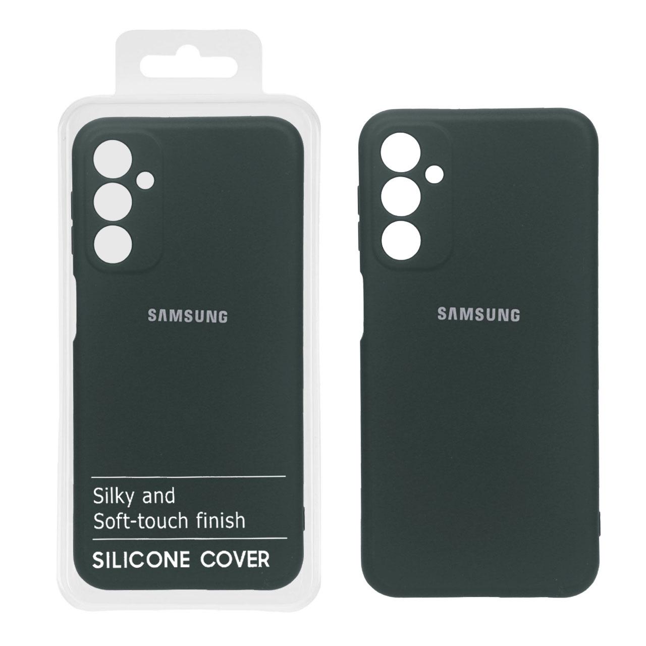 قاب نیو سیلیکون سامسونگ A24 سبز تیرهکد9