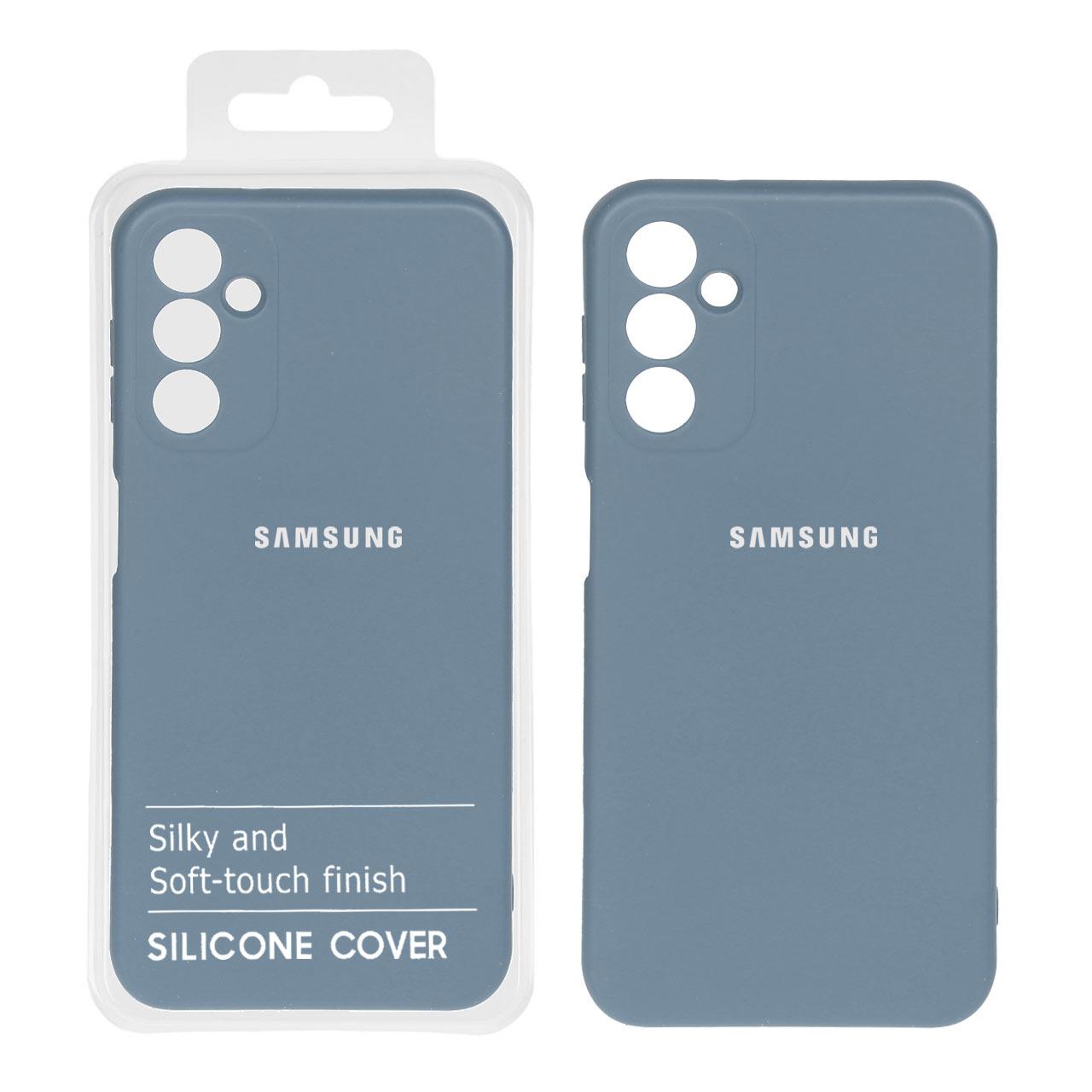 قاب نیو سیلیکون سامسونگ A14 آبی فیلی