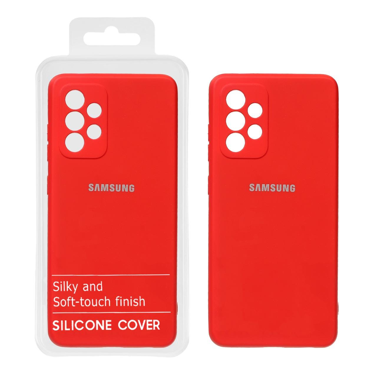 قاب نیو سیلیکون سامسونگ A52 آلبالویی