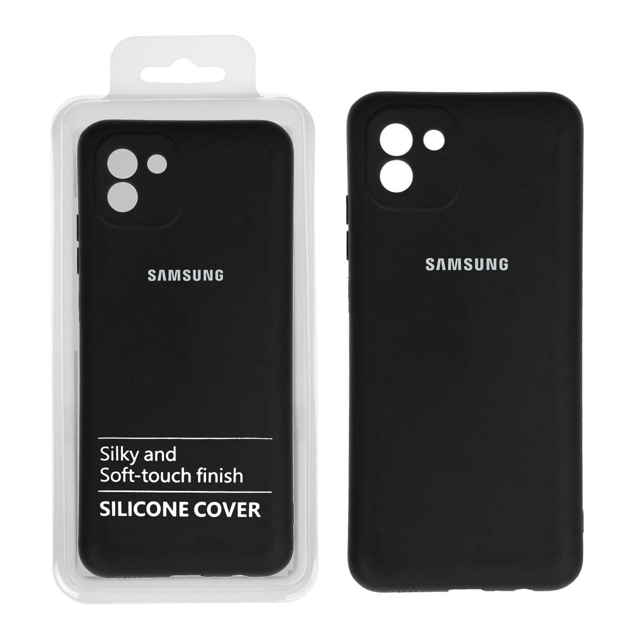 قاب نیو سیلیکون سامسونگ A03 مشکی