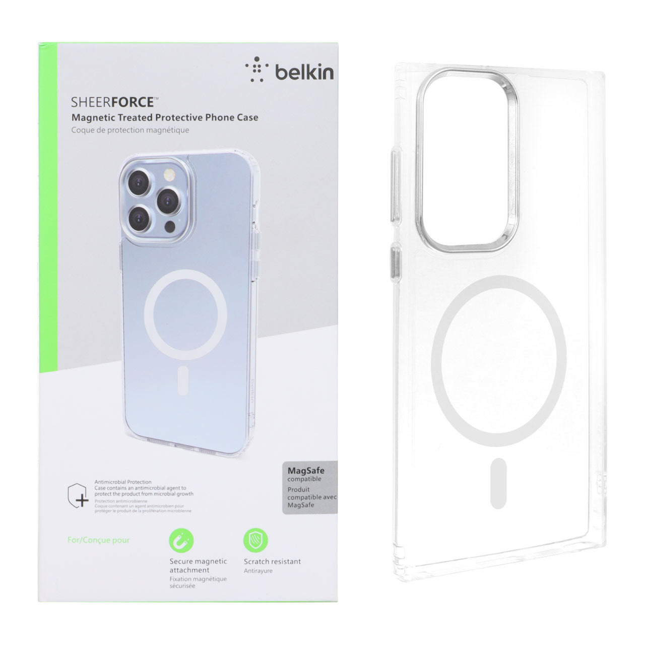 قاب belkin شفاف Magsafe سامسونگ S23Ultra