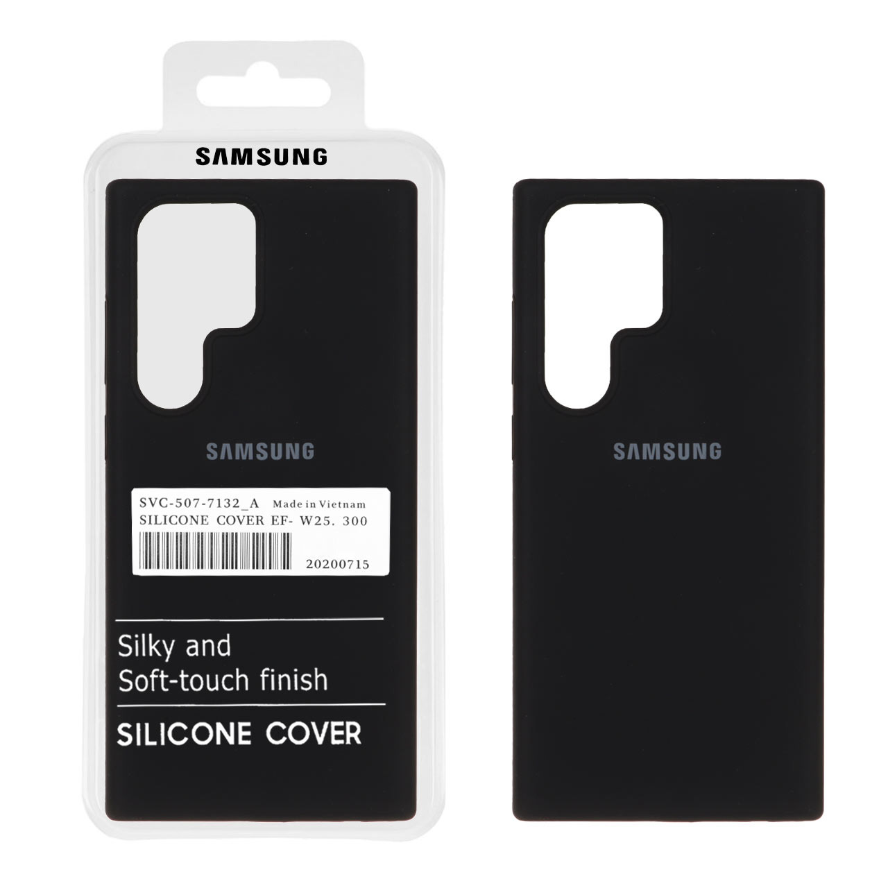 قاب سیلیکونی پاک کنی اورجینال سامسونگS23Ultra مشکی