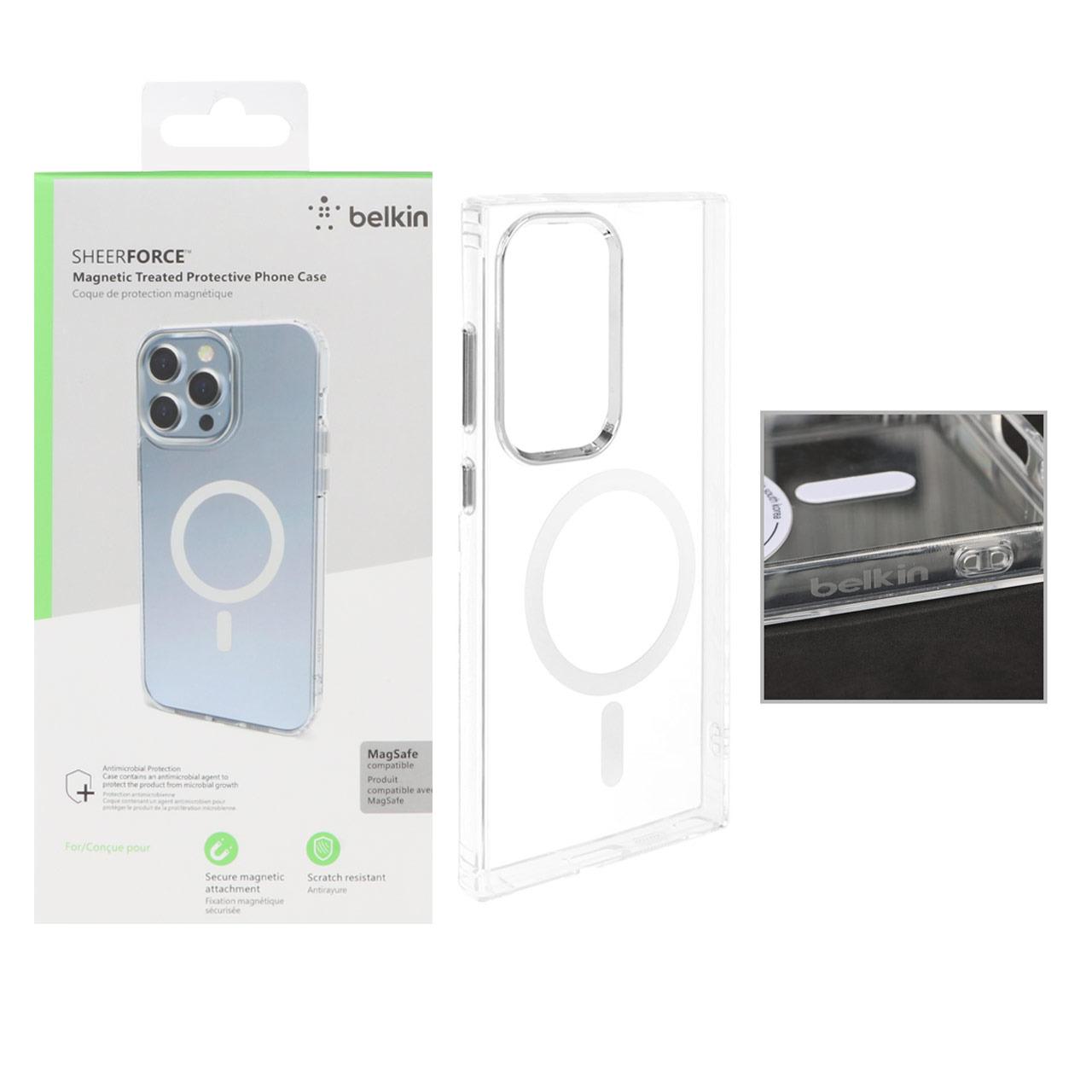 قاب belkin شفاف Magsafe سامسونگ S24Ultra