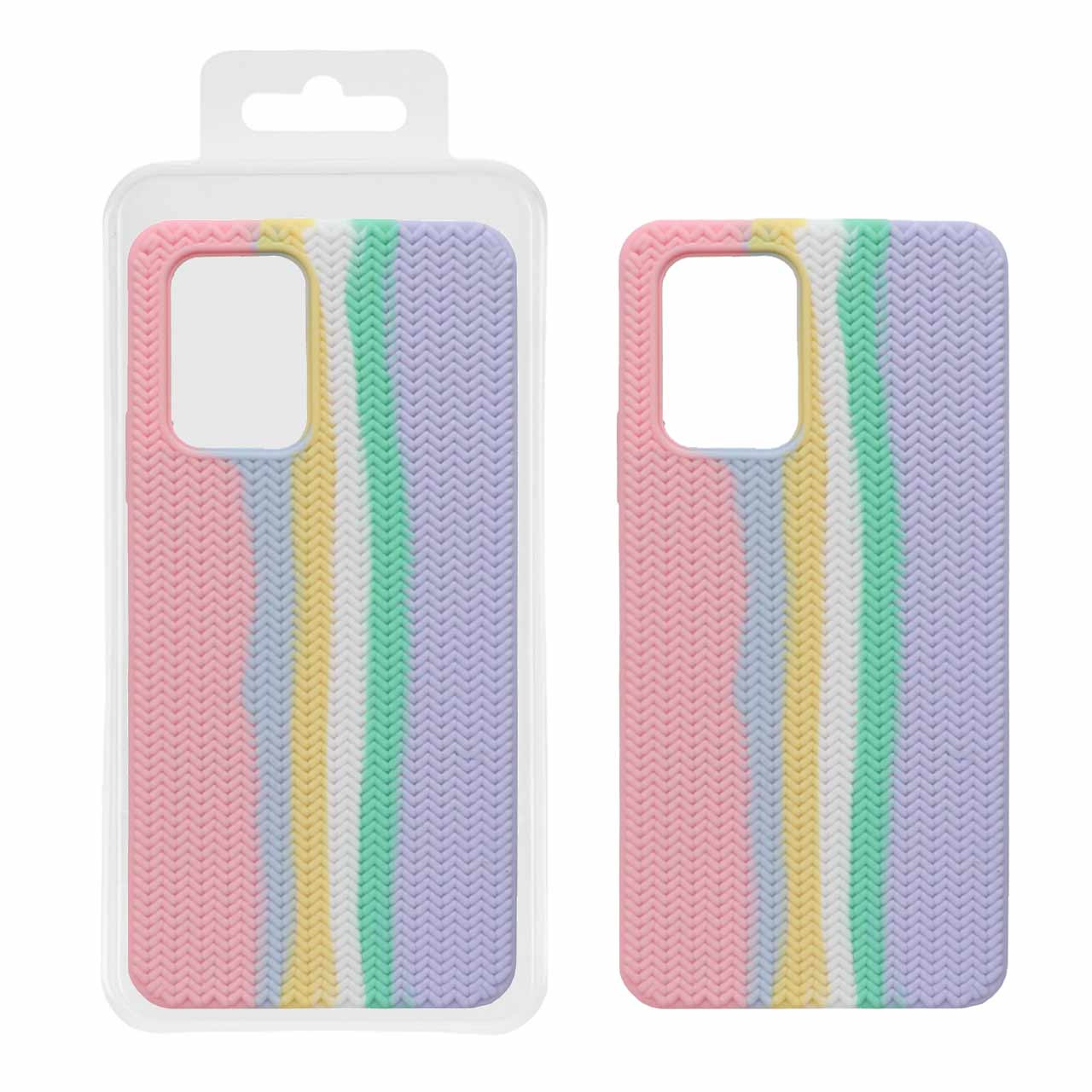 قاب سیلیکونی پاک کنی طرح بافت سامسونگA72 کد26