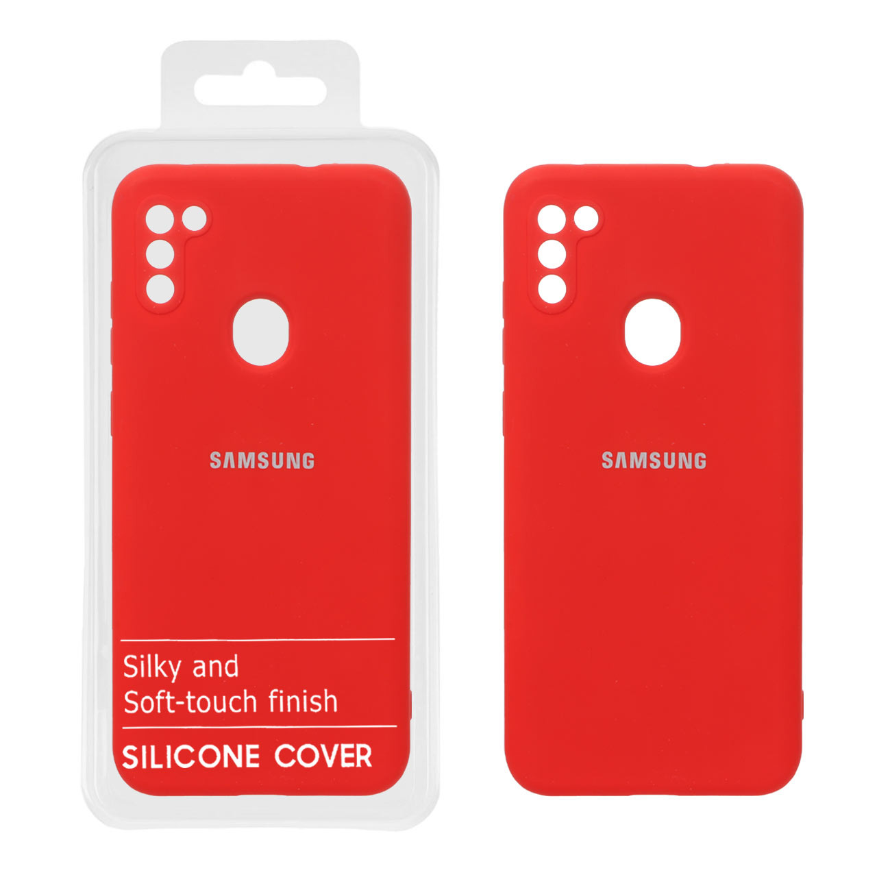 قاب نیو سیلیکون سامسونگA11 آلبالویی