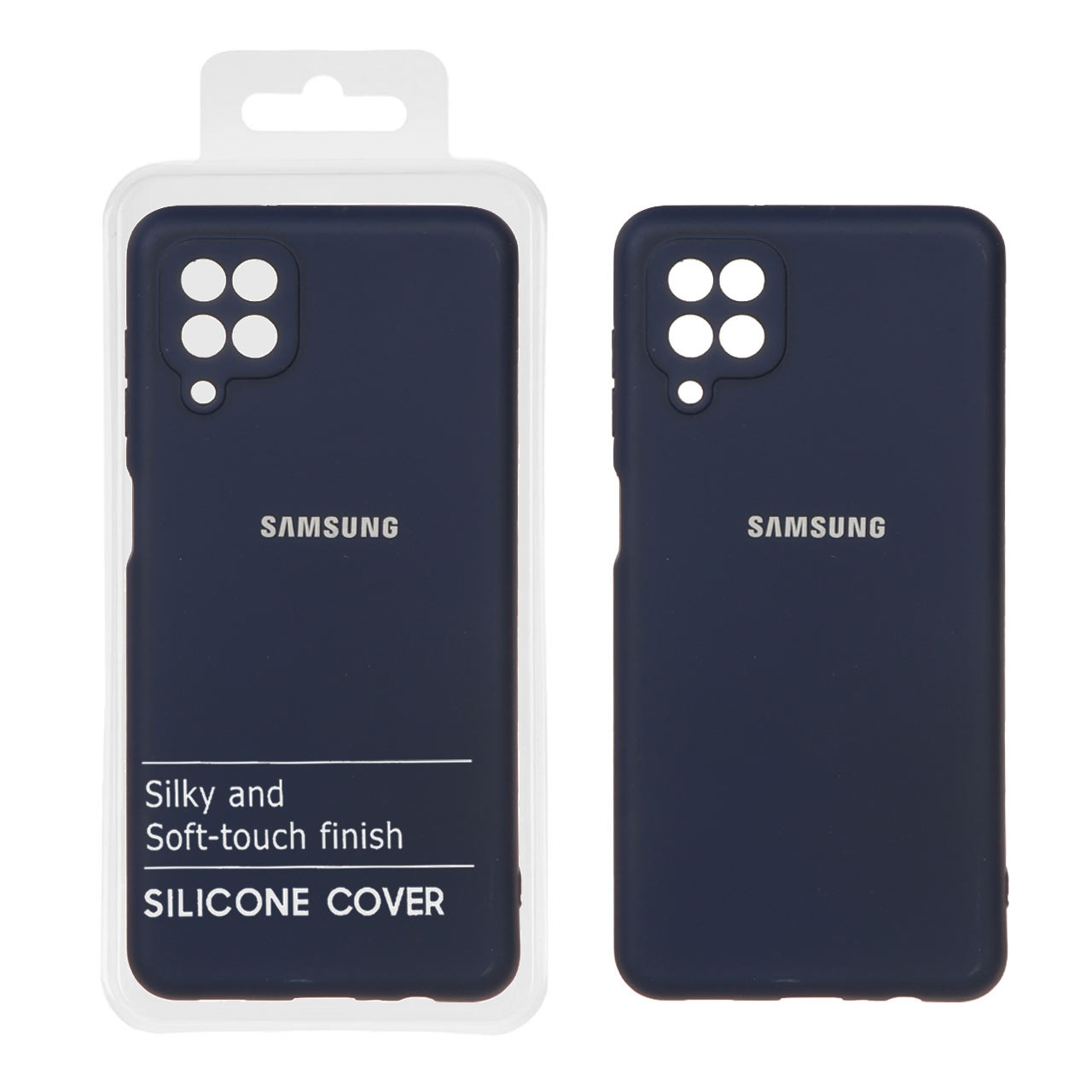 قاب نیو سیلیکون سامسونگA12 سرمه ای