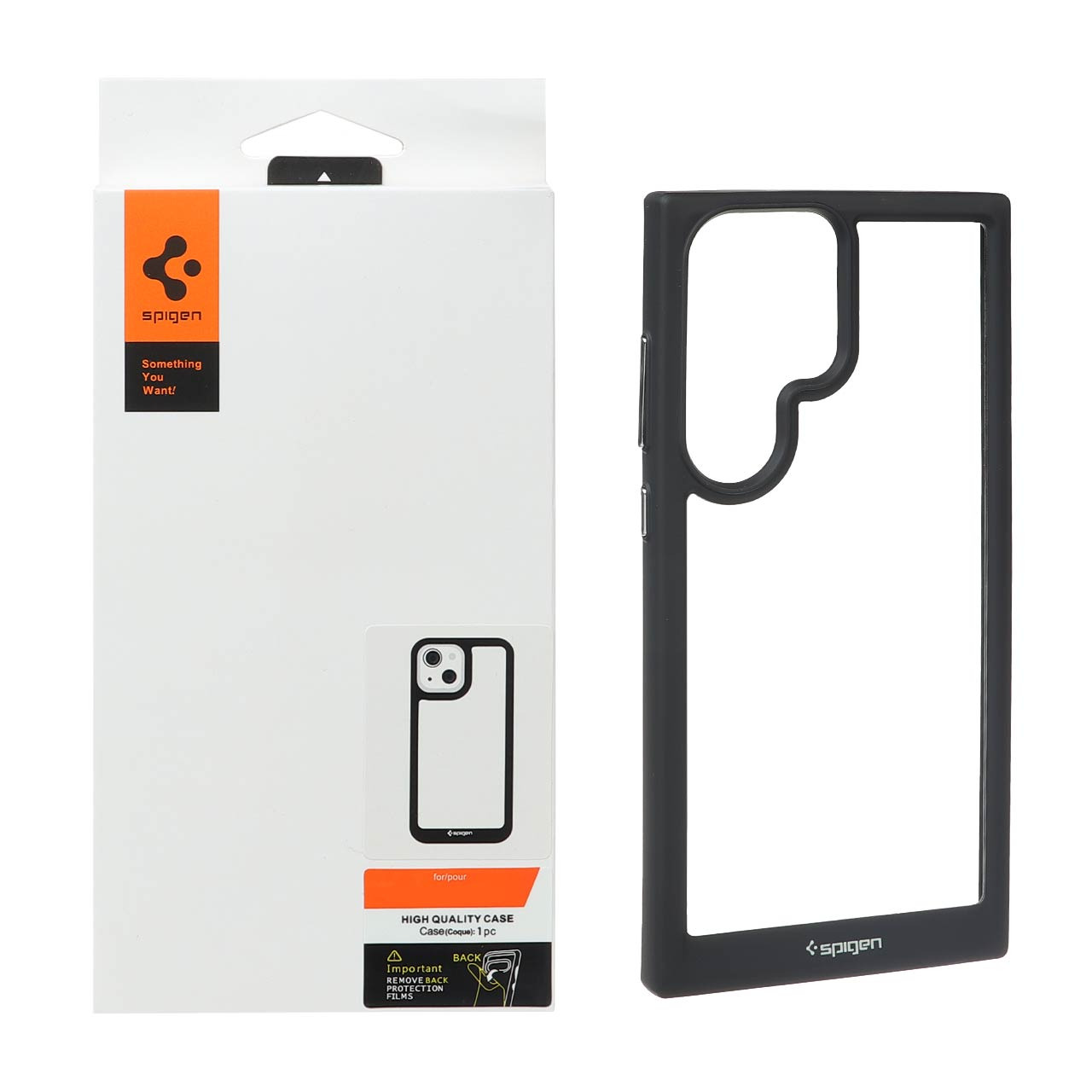 قاب اورجینال Spigen سامسونگ S23Ultra مشکی