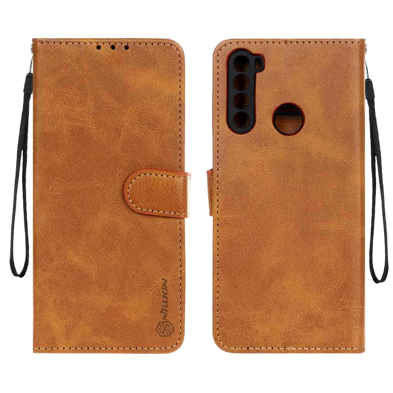کیف موبایل مگنتیNillkin شیائومیNote8 عسلی