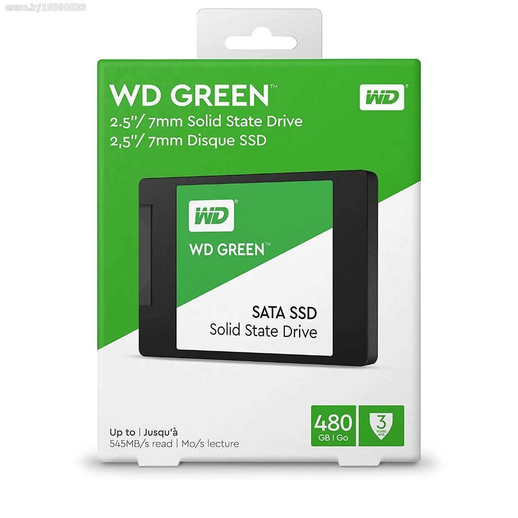 هارد 480GB SSD وسترن دیجیتال Green