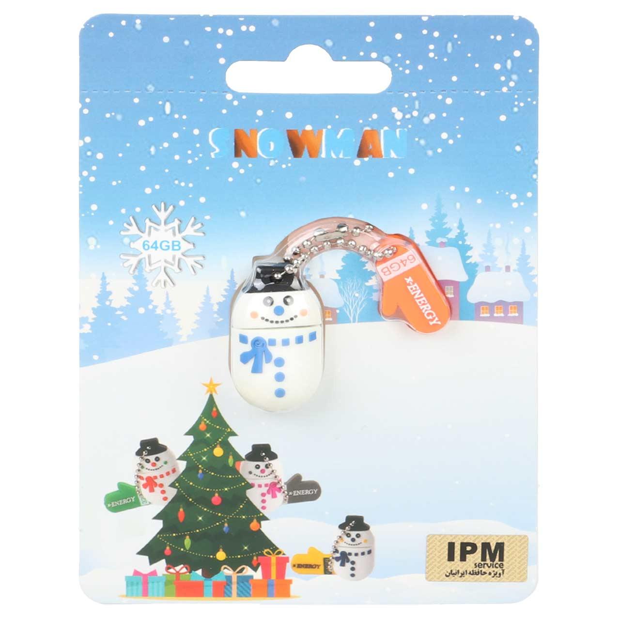 فلش 64GB USB2 X-ENERGY SNOWMAN