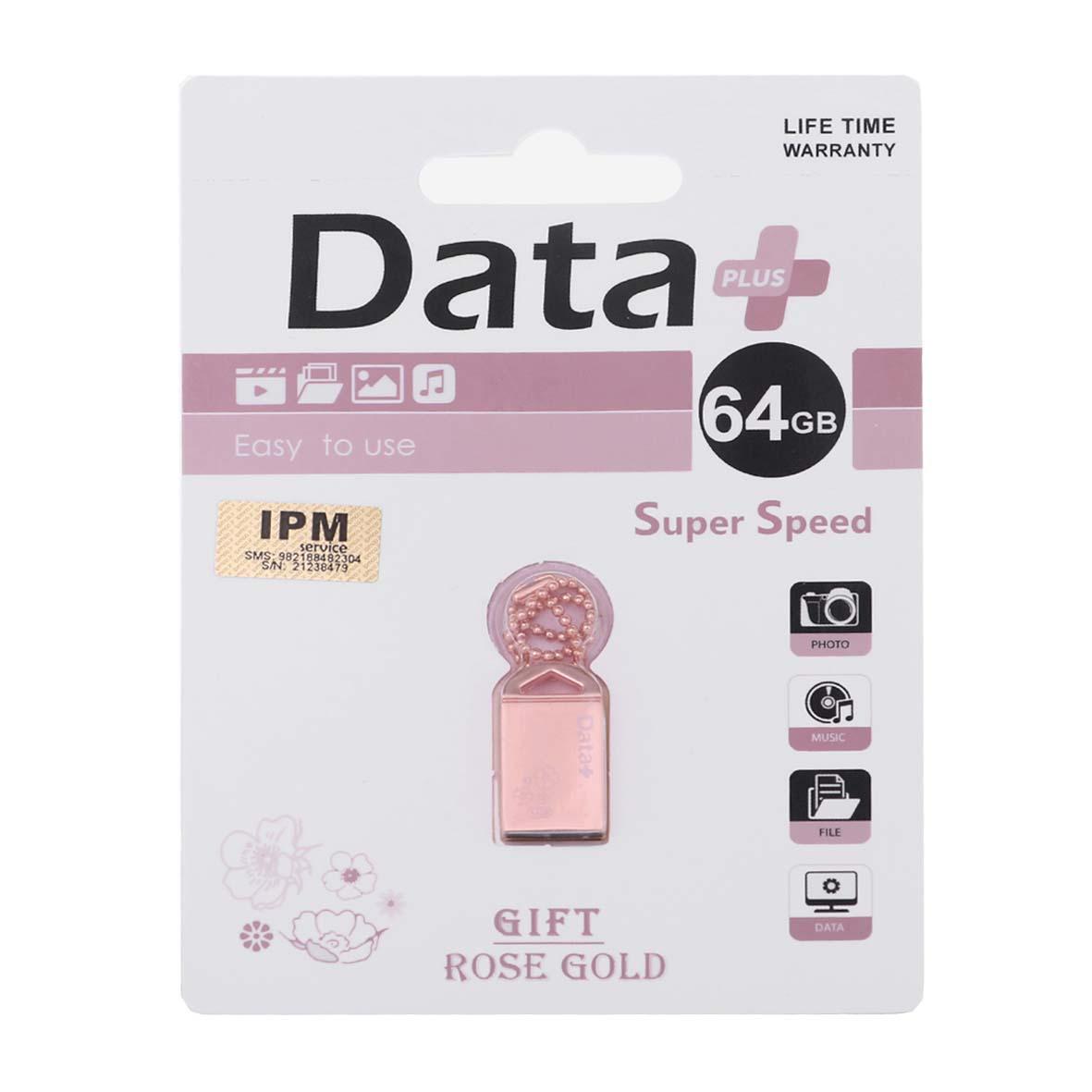 فلش 64GB USB2 Data Plus Gift Rose Gold