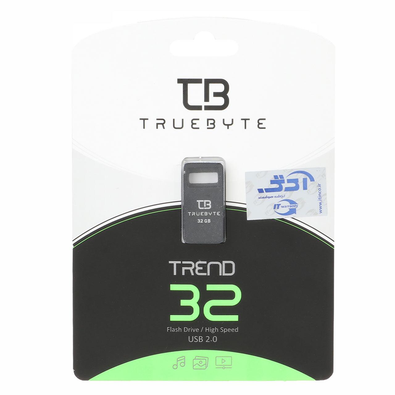 فلش 32GB USB2 TRUEBYTE T3 طلایی