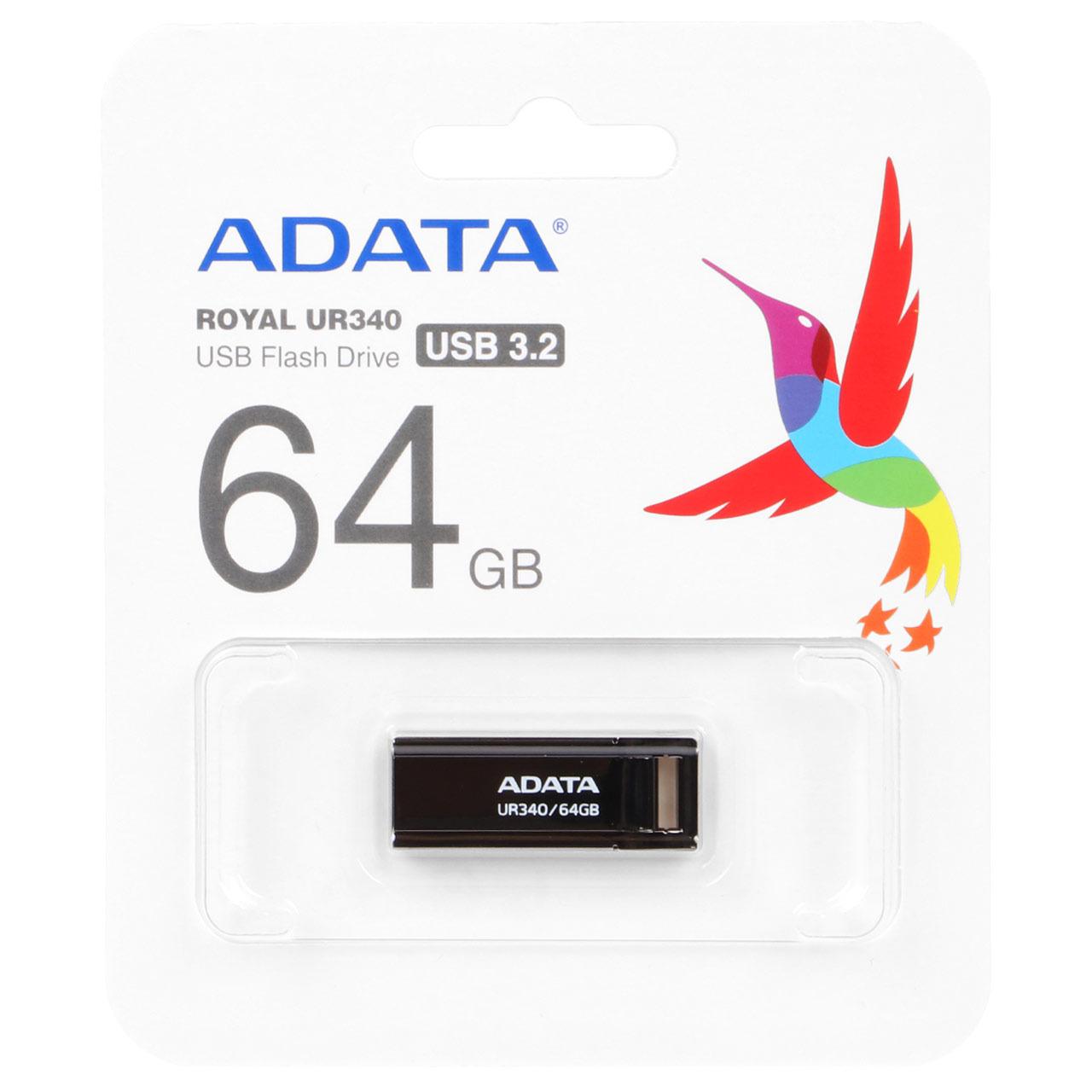 فلش 64GB USB32 ADATA ROYAL UR340