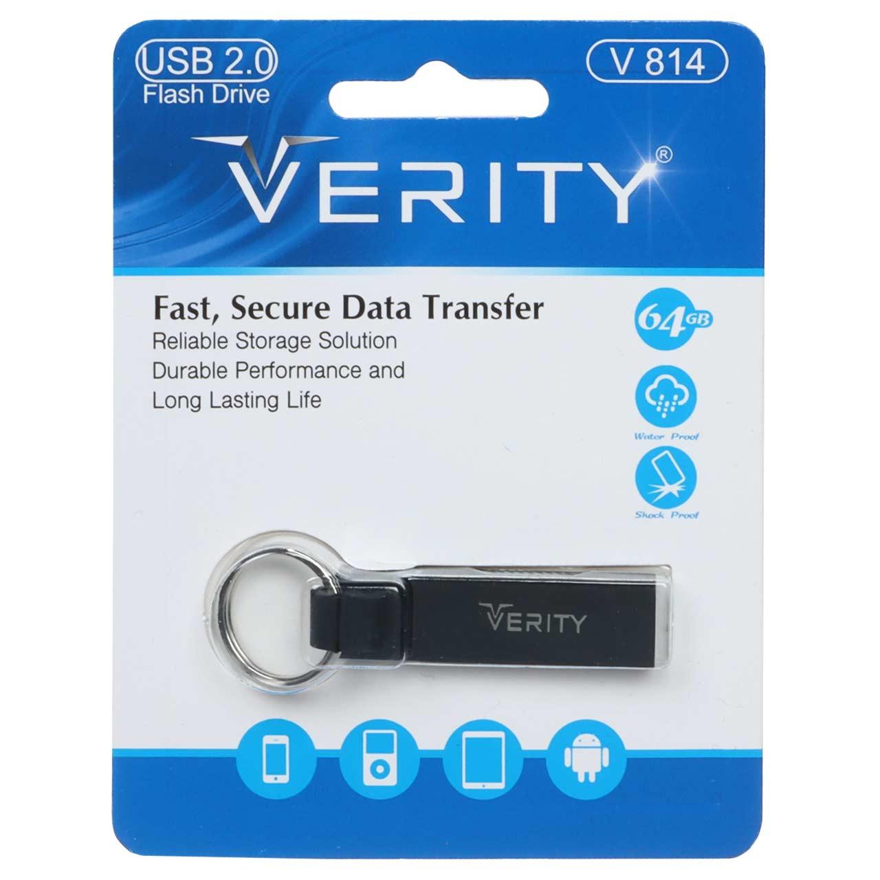 فلش 64GB USB20 Verity V814